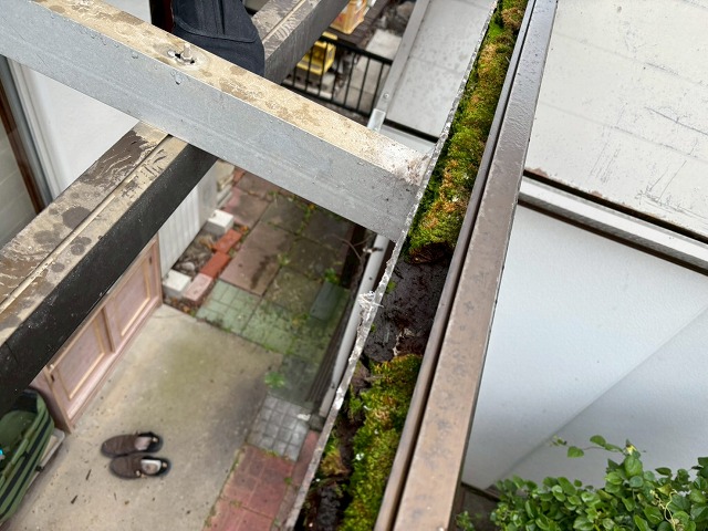 仙台市太白区 雨樋清掃